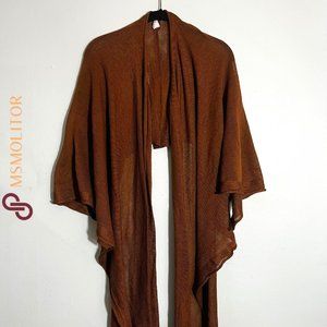 ATS Brown Shawl Scarf Wrap